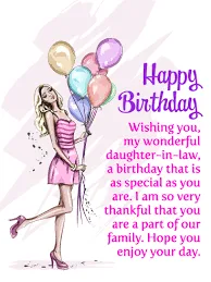 Birthday Cards For Daughter-In-Law | Happy Birthday Wishes